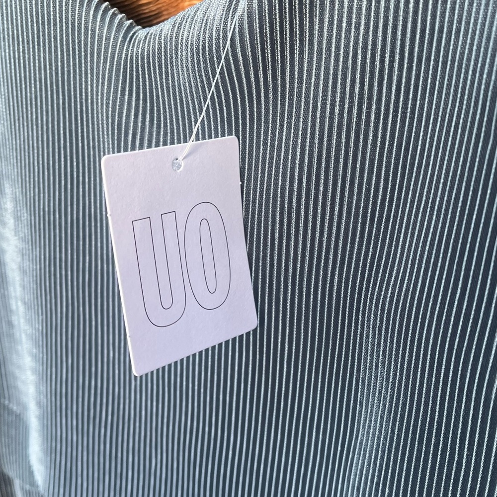 URBAN OUTFITTERS | NWT Silence + Noise Slate Blue Y2K Romper S - Picture 3 of 5